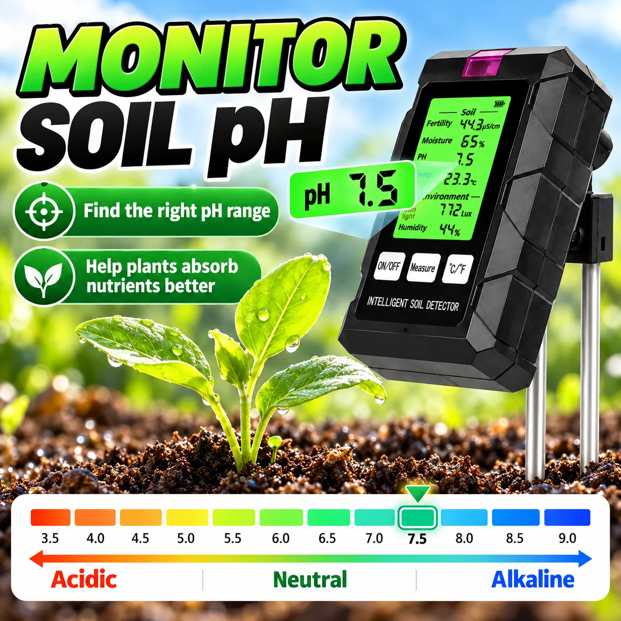 Misuratore digitale del terren - Ph Meter Digital Water Tester recensione e prezzo