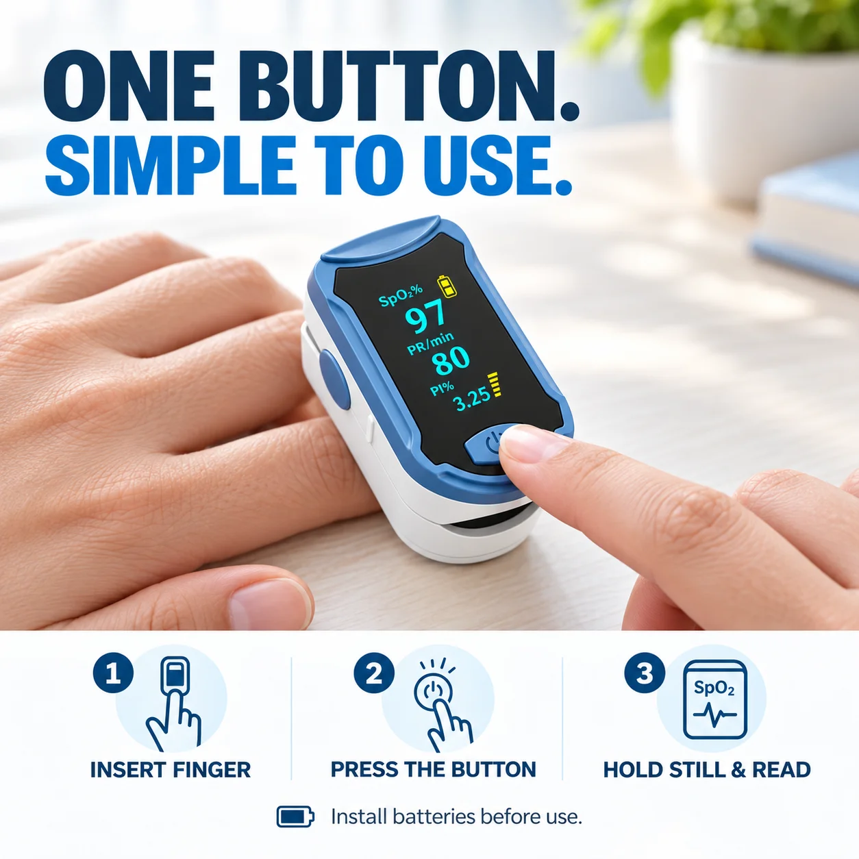 Ossimetro da dito per la misur - Pulse Oximeter Fingertip Rechargeable recensione e prezzo