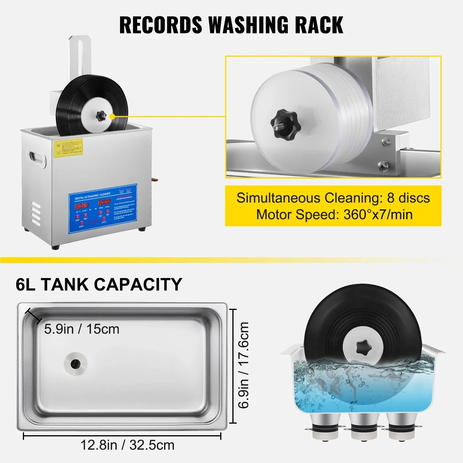 SIHAO, pulitore industriale a  - Ultrasonic Cleaner 30L Industrial recensione e prezzo